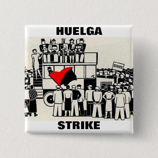 huelgaの殴打ピン 缶バッジ (正面)