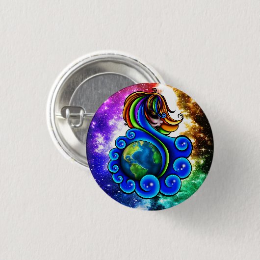 Huemanity Button 缶バッジ (正面&裏面)