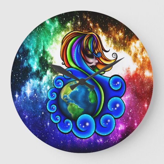 Huemanity Wall Clock ラージ壁時計 (正面)