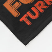 Huffin And Puffin For Stuffing Turkey Trot Squad フリースブランケット (角)