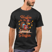 Huffin And Puffin For Stuffing Turkey Trot Squad  Tシャツ (正面)