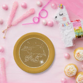 HUFFLEPUF™ Constelationグラフィック ペーパープレート (パーティー)
