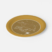 HUFFLEPUF™ Constelationグラフィック ペーパープレート (アングル)