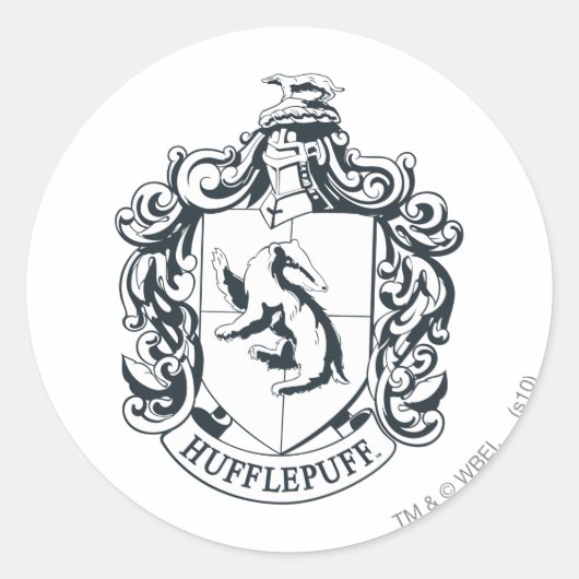 Hufflepuffの頂上 ラウンドシール (正面)