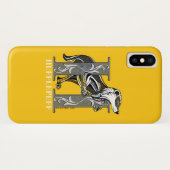 HUFFLEPUFF™クロスシャッチエンブレム Case-Mate iPhoneケース (裏面(横))