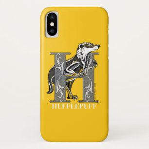 HUFFLEPUFF™クロスシャッチエンブレム iPhone X ケース