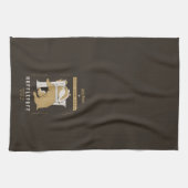 HUFFLEPUFF™ハウスジャスト&ロイヤル キッチンタオル (横)