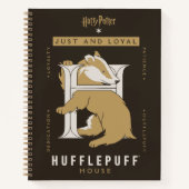 HUFFLEPUFF™ハウスジャスト&ロイヤル ノートブック (正面)