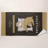 HUFFLEPUFF™ハウスジャスト&ロイヤル ビーチタオル (正面)