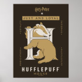 HUFFLEPUFF™ハウスジャスト&ロイヤル ポスター (正面)
