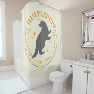 HUFFLEPUFF™バダーガーハウスプライドバッジ シャワーカーテン