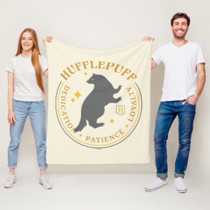 HUFFLEPUFF™バダーガーハウスプライドバッジ フリースブランケット
