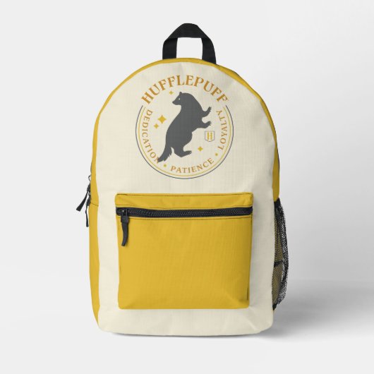 HUFFLEPUFF™バダーガーハウスプライドバッジ プリントバックパック (正面)