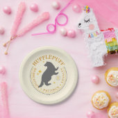 HUFFLEPUFF™バダーガーハウスプライドバッジ ペーパープレート (パーティー)