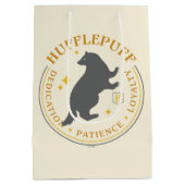HUFFLEPUFF™バダーガーハウスプライドバッジ ミディアムペーパーバッグ (裏面)
