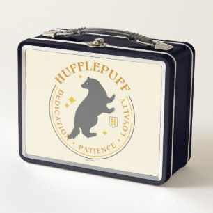 HUFFLEPUFF™バダーガーハウスプライドバッジ メタルランチボックス