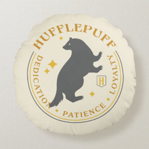 HUFFLEPUFF™バダーガーハウスプライドバッジ ラウンドクッション