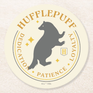 HUFFLEPUFF™バダーガーハウスプライドバッジ ラウンドペーパーコースター