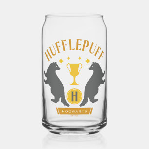 HUFFLEPUFF™バッジャー&カップハウスプライドグラフィック ガラス缶