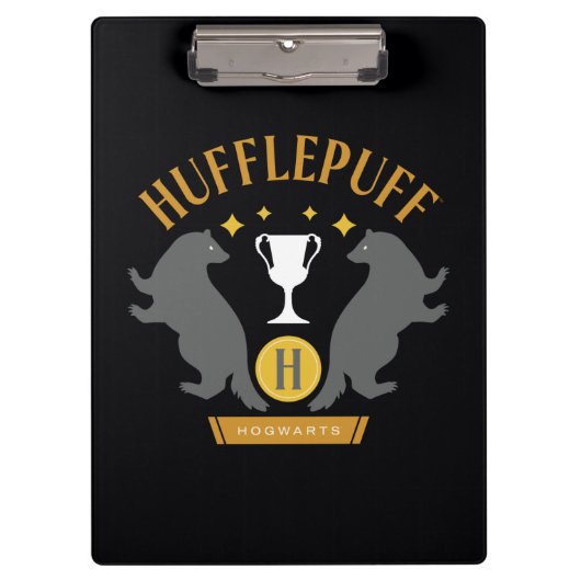 HUFFLEPUFF™バッジャー&カップハウスプライドグラフィック クリップボード (正面)