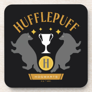 HUFFLEPUFF™バッジャー&カップハウスプライドグラフィック コースター