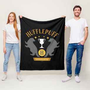 HUFFLEPUFF™バッジャー&カップハウスプライドグラフィック フリースブランケット