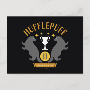 HUFFLEPUFF™バッジャー&カップハウスプライドグラフィック ポストカード