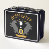 HUFFLEPUFF™バッジャー&カップハウスプライドグラフィック メタルランチボックス (裏面)