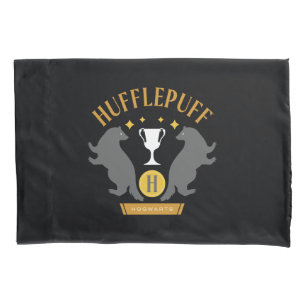 HUFFLEPUFF™バッジャー&カップハウスプライドグラフィック 枕カバー