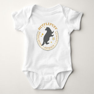 HUFFLEPUFF™ バッジ ハッフルパフ寮の誇り ベビーボディスーツ