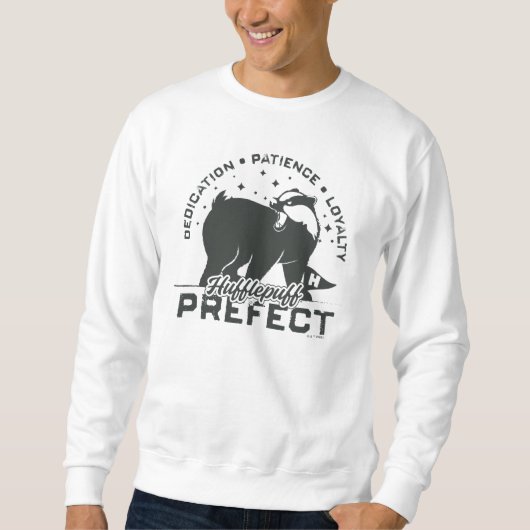 HUFFLEPUFF™プレフェクトバッジ スウェットシャツ (正面)