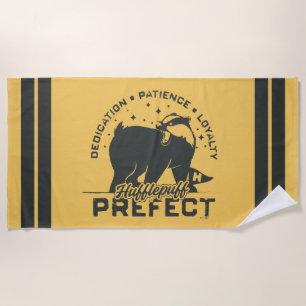 HUFFLEPUFF™プレフェクトバッジ ビーチタオル