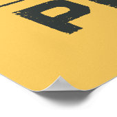 HUFFLEPUFF™プレフェクトバッジ ポスター (角)