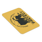 HUFFLEPUFF™プレフェクトバッジ マグネット (右側)