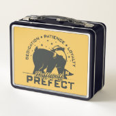 HUFFLEPUFF™プレフェクトバッジ メタルランチボックス (裏面)