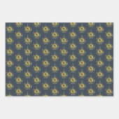 HUFFLEPUFF™ホリデーバウブルグラフィック ラッピングペーパーシート (正面3)