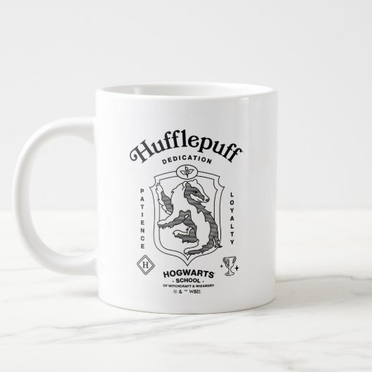 HUFFLEPUFF™ 忠誠心 忍耐 忠誠 クラスト ジャンボコーヒーマグカップ (左)
