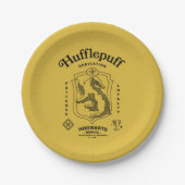 HUFFLEPUFF™ 忠誠心 忍耐 忠誠 クレスト ペーパープレート (正面)