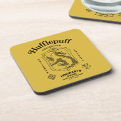 HUFFLEPUFF™ 忠誠心 粘り強さ 忍耐 クレスト コースター (左側)