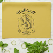 HUFFLEPUFF™ 忠誠心 粘り強さ 忠誠 クレスト キッチンタオル (折り畳み)