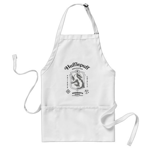 HUFFLEPUFF™ 忠誠心 粘り強さ 忠誠 クレスト スタンダードエプロン (正面)