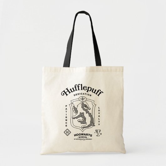 HUFFLEPUFF™ 忠誠心 粘り強さ 誠実さ クレスト トートバッグ (正面)