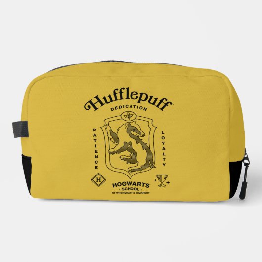 HUFFLEPUFF™ 誠実さ 忍耐 忠誠 エンブレム ドップキット (正面)