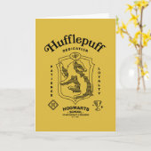 HUFFLEPUFF™ 誠実さ 忍耐 忠誠 クラスト カード (黄色い花)