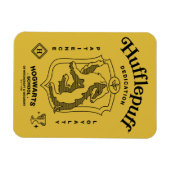 HUFFLEPUFF™ 誠実さ 忍耐 忠誠 クラスト マグネット (横)