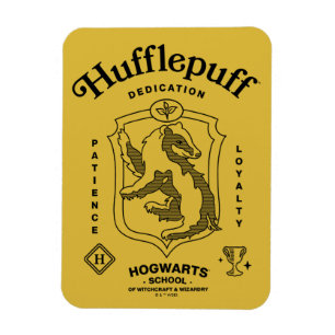 HUFFLEPUFF™ 誠実さ 忍耐 忠誠 クラスト マグネット
