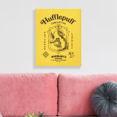 HUFFLEPUFF™ 誠実さ 忍耐 忠誠 クレスト キャンバスプリント (インサイチュ (リビング))