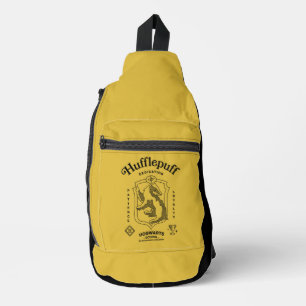 HUFFLEPUFF™ 誠実さ 忍耐 忠誠 クレスト スリングバッグ