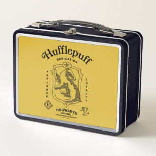 HUFFLEPUFF™ 誠実さ 忍耐 忠誠 クレスト メタルランチボックス