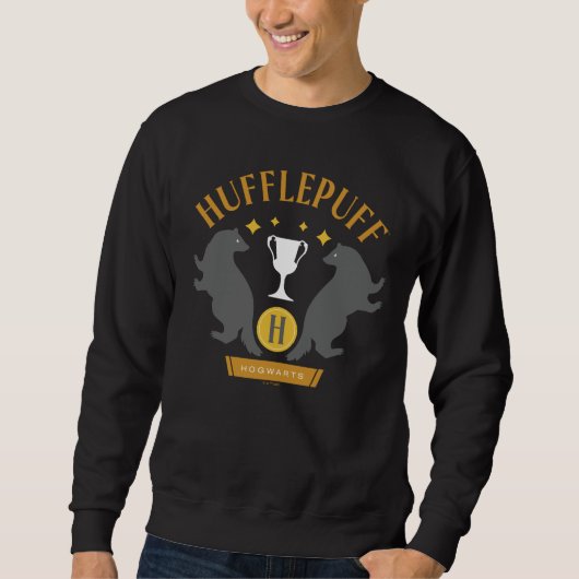 HUFFLEPUFF™ Badger and Cup House Pride Graphic スウェットシャツ (正面)